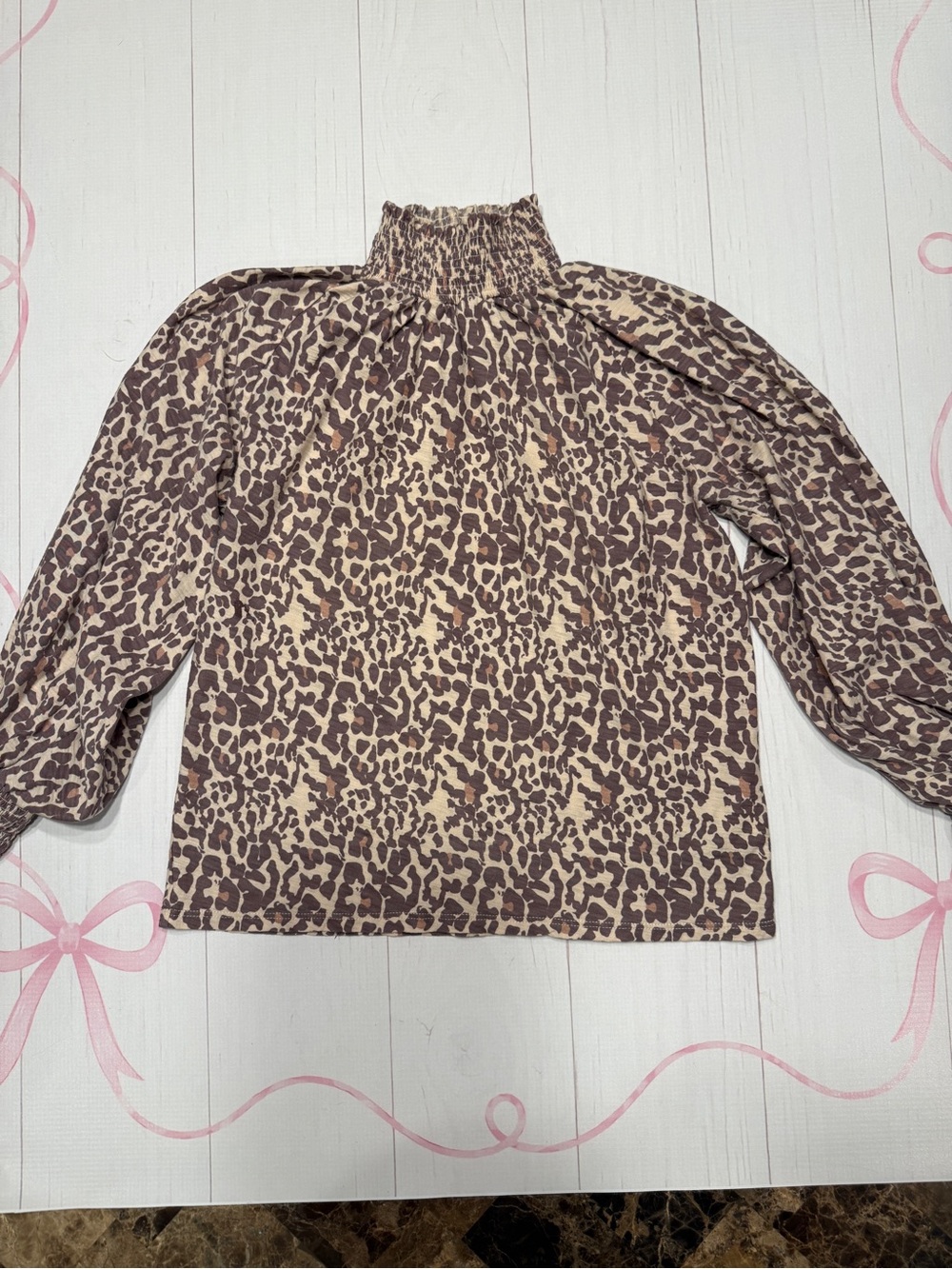 Nation LTD Melanie Smocked Peasant Tee Size XS